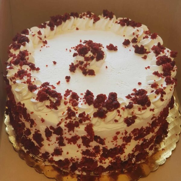 Red Velvet Cheesecake 10″{ (Inches) (Order 24-48HRS prior)